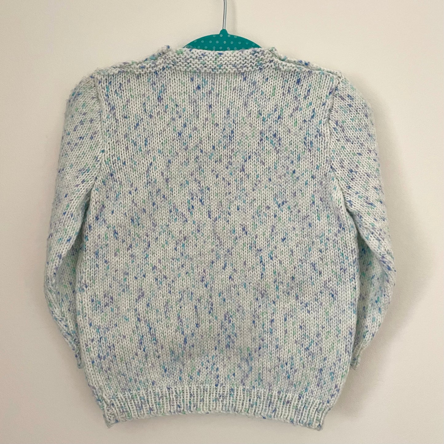 "She Loves Me” Daisy Handmade Striped Jumper Size Approx 1-2 years