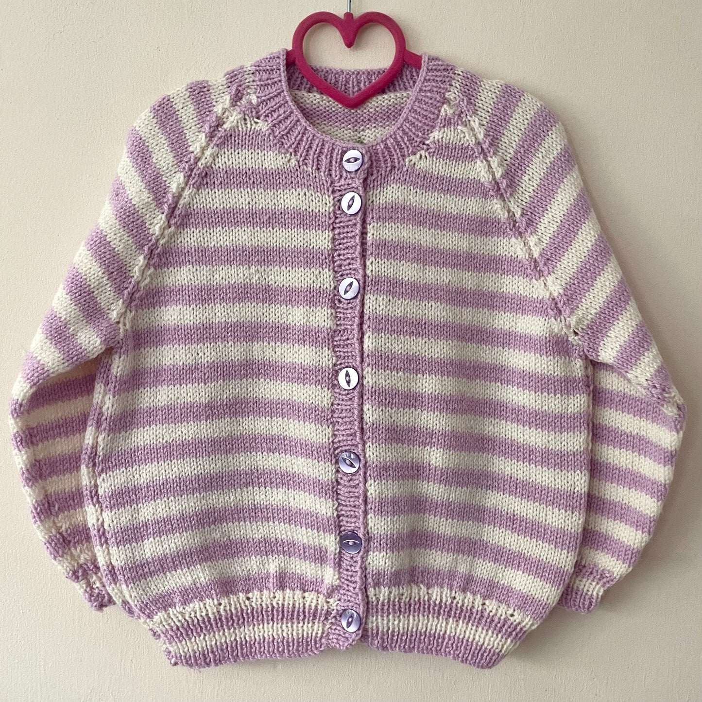 "Ice Cream Club” Handmade Cardigan Size Approx 4-6 Years
