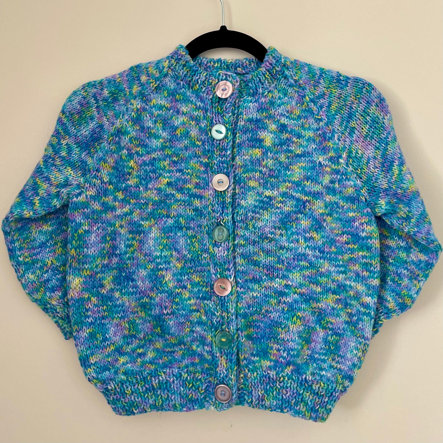 “Dance To Your Own Beat” Handmade Cardigan Size Approx 6-8 Years