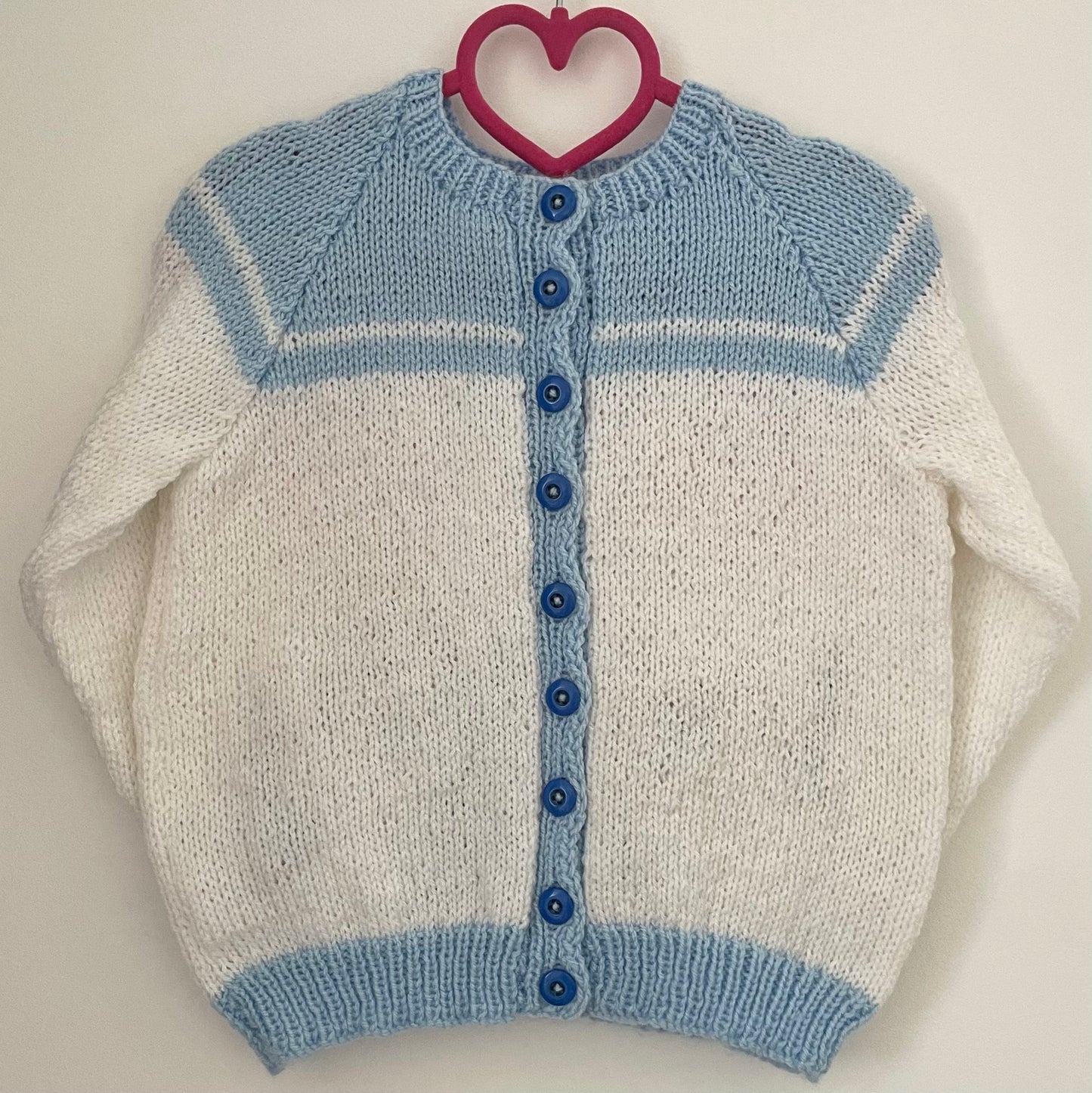 "Ice Lolly Club” Handmade Cardigan Size Approx 2.5-3.5 Years