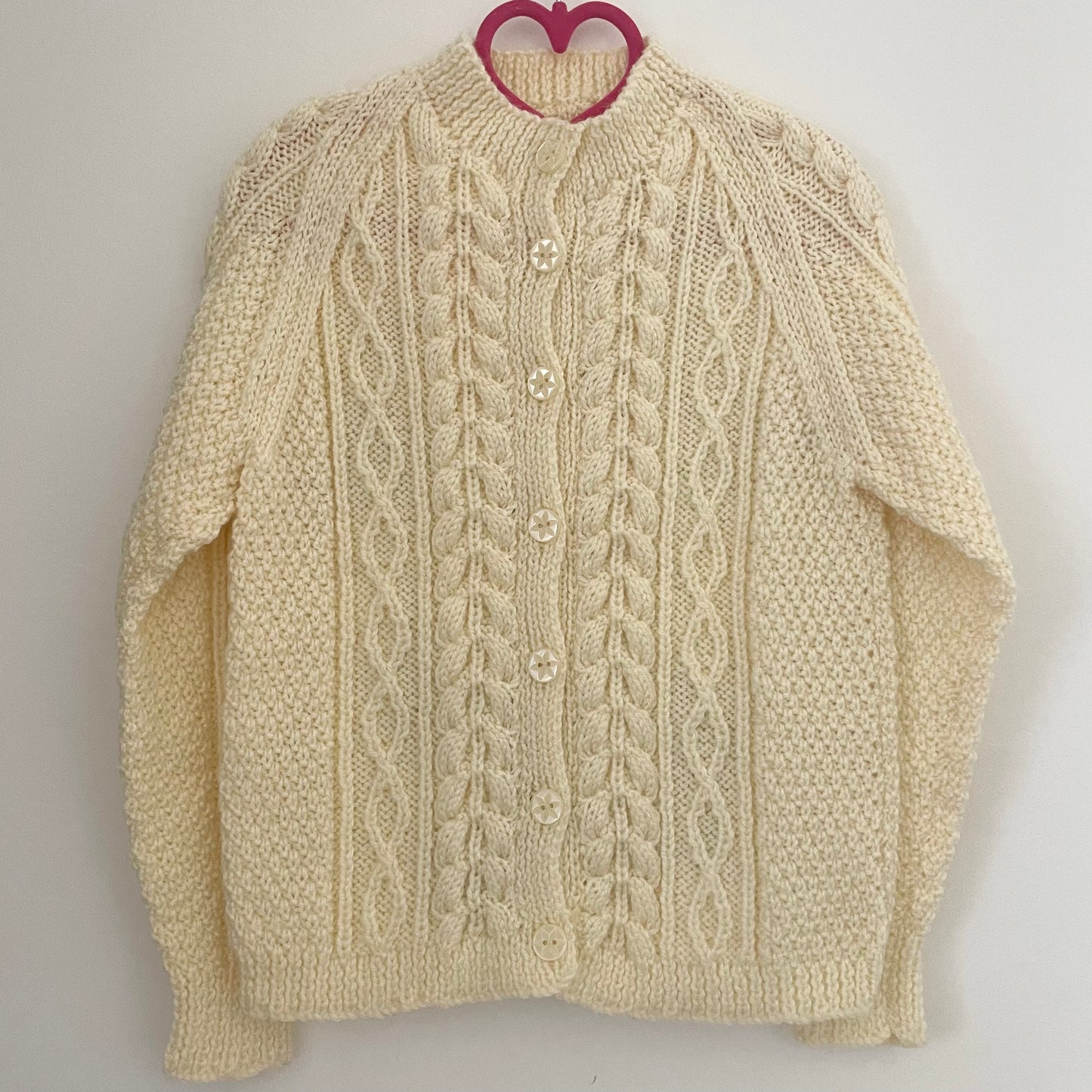 "Up & Away” Handmade Cardigan Size Approx 3-4 Years