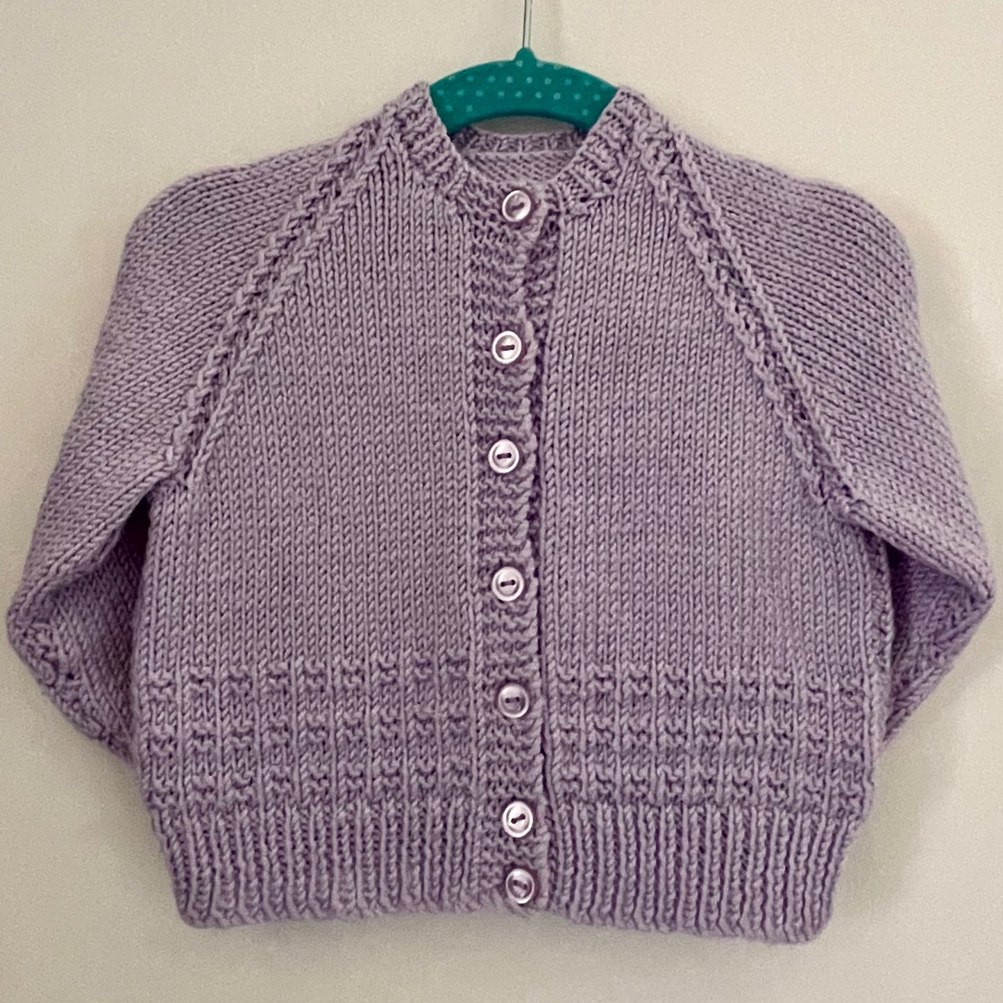 "Ma Belle” Handmade Cardigan Size Approx 12-18 Months
