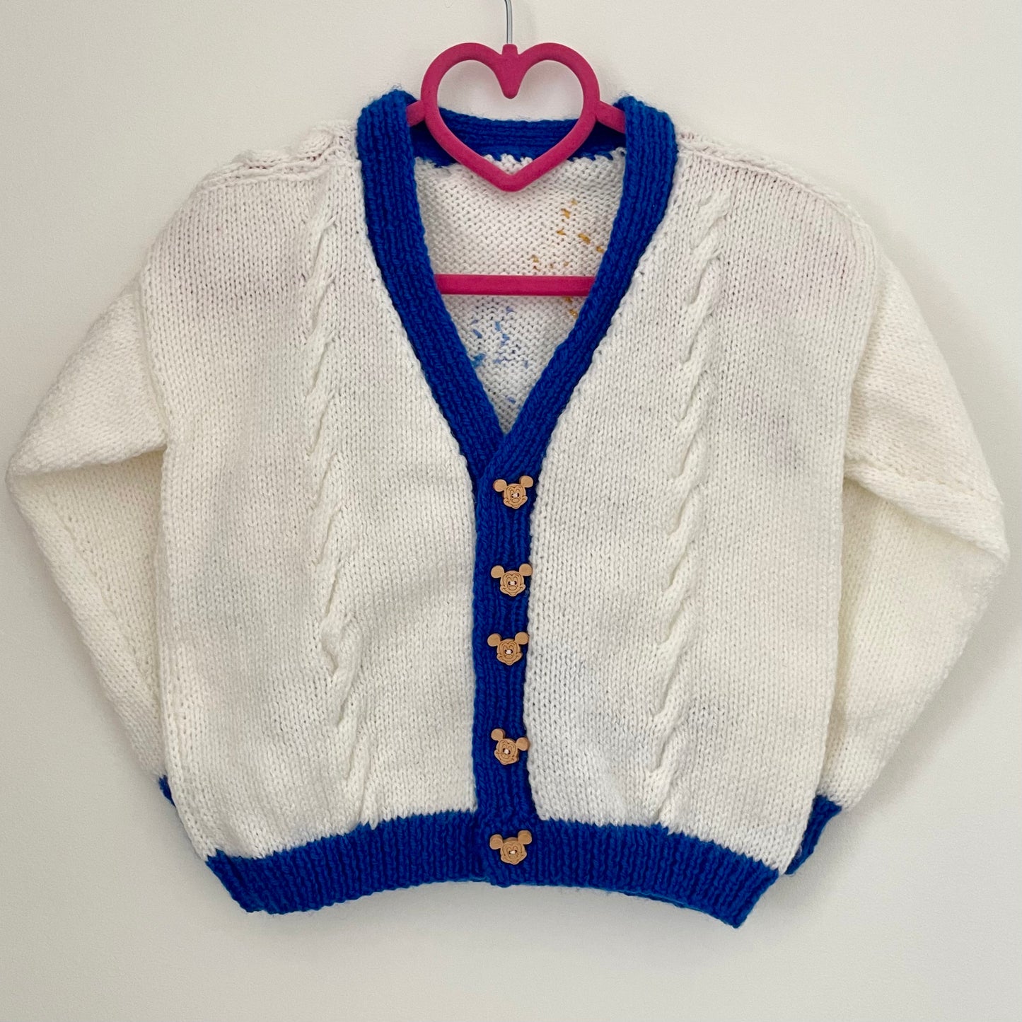 "You Rock" Handmade Cardigan Size Approx 2-3 Years