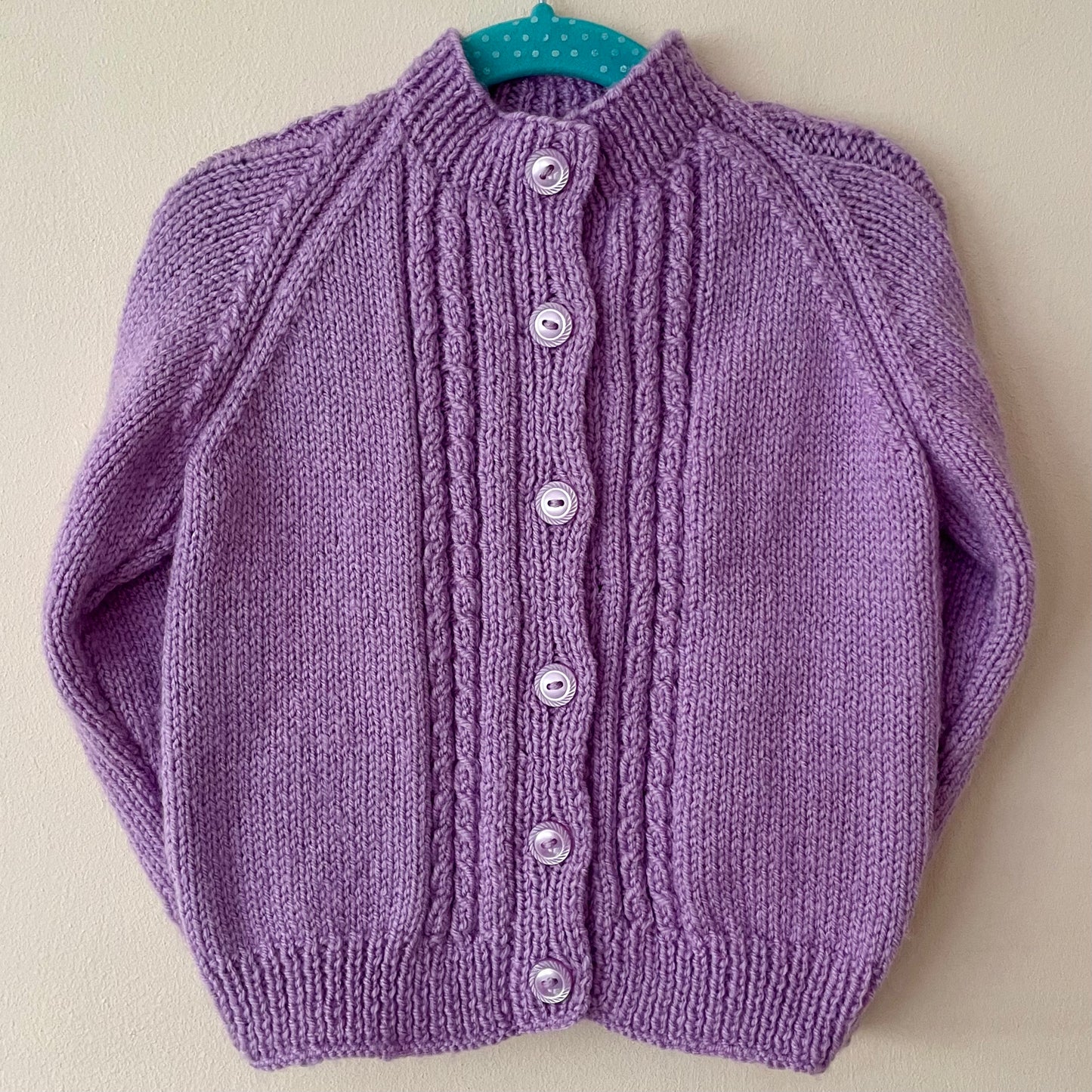 “Too Cute to Spook” Ghost Handmade Cardigan Size Approx 2-3 Years