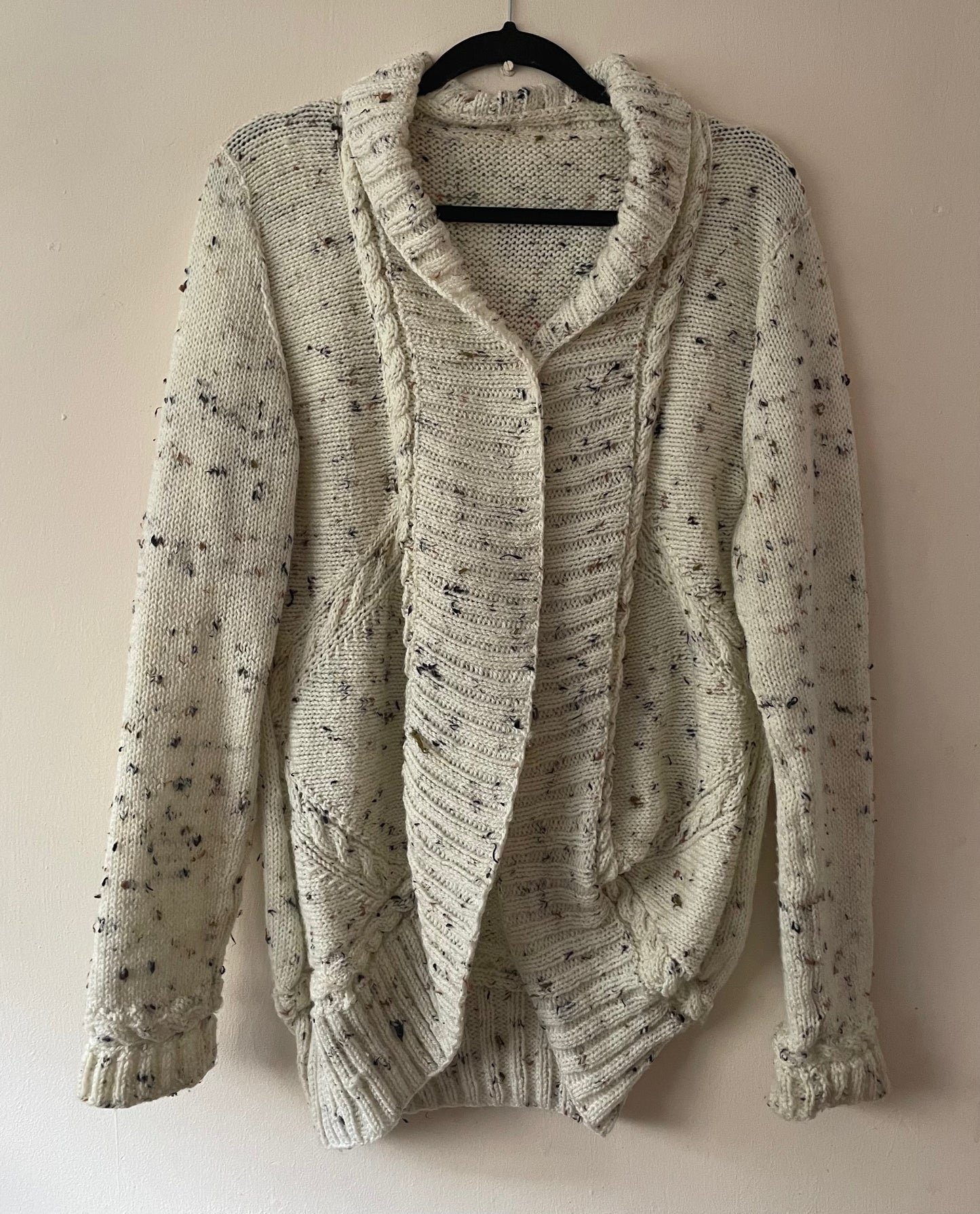 “Breakfast Club” Ladies Handmade Cardigan Size Approx UK 10-12