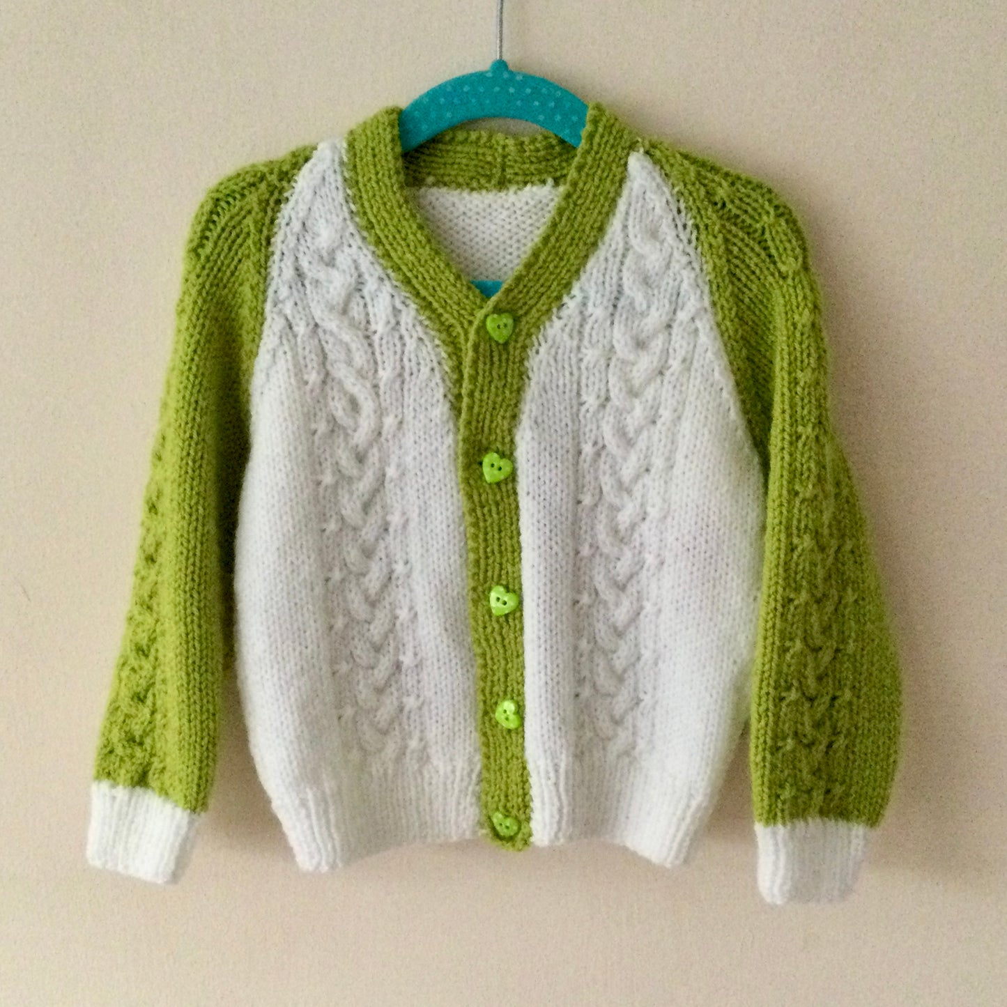 “Ho Ho Ho” Christmas Handmade Cardigan Size Approx 2-3 Years