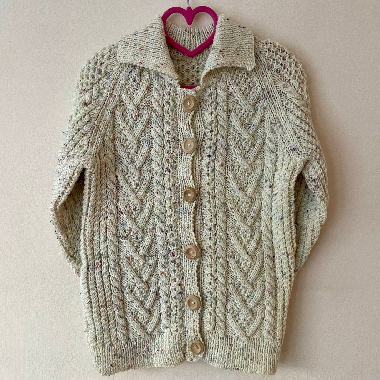 “North Pole Helpers” Christmas Handmade Cardigan Size Approx 3-5 Years