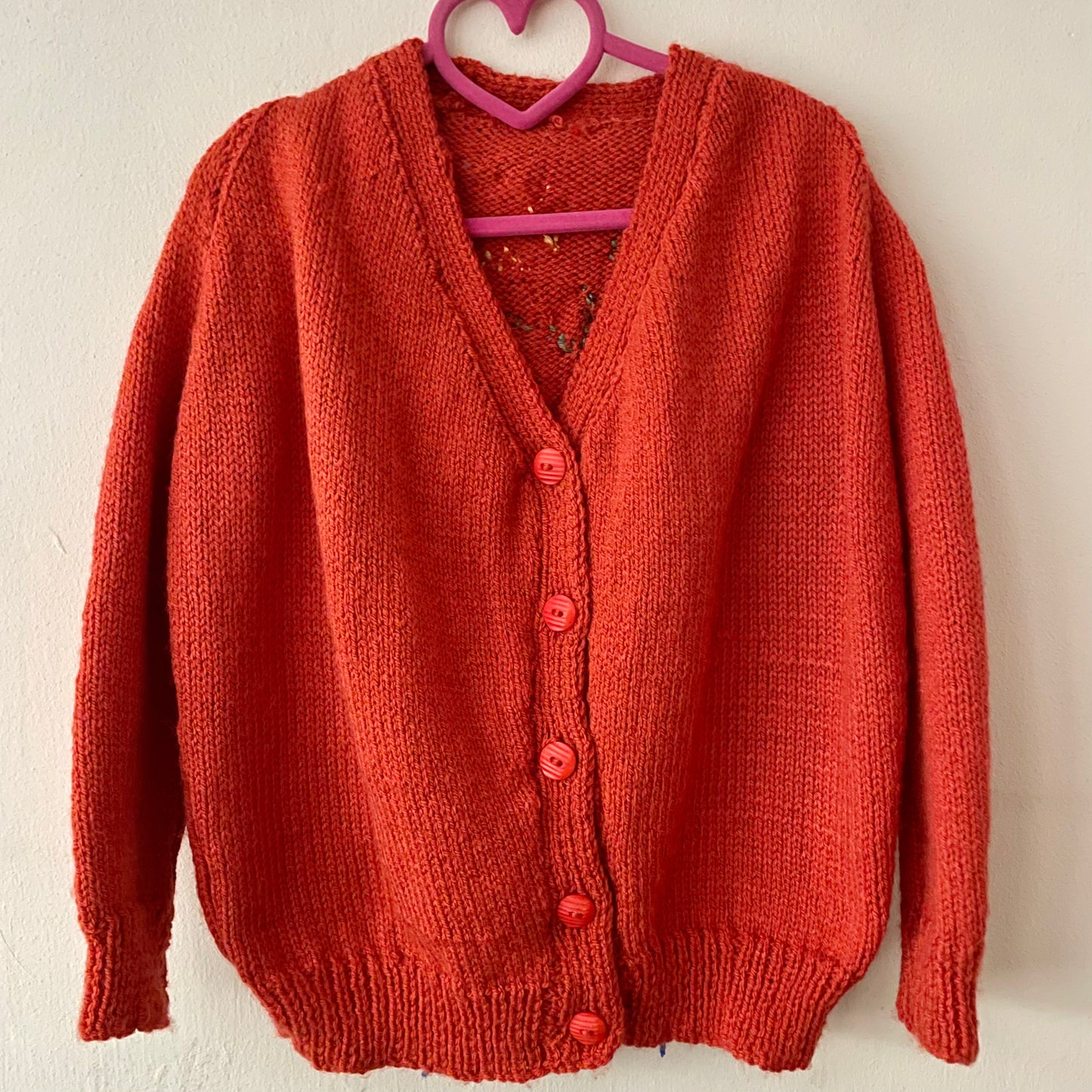 "Tree Climbing Club” Handmade Cardigan Size Approx 7-8 Years