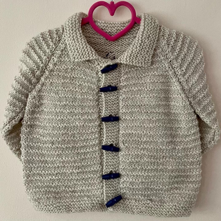 “Pump-king” Halloween Handmade Cardigan Size Approx 2-3 Years