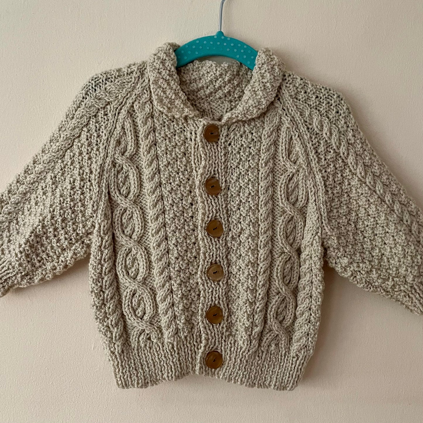 “Lil Pud” Christmas Handmade Cardigan Size Approx 6-12 Months