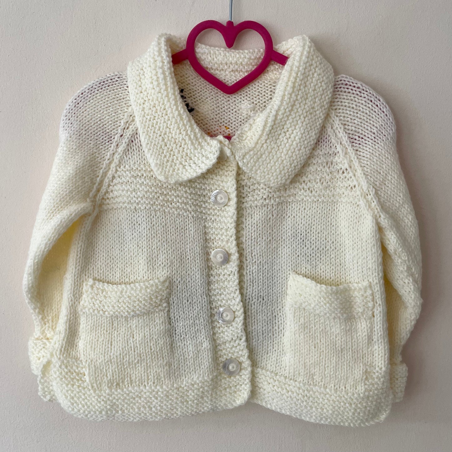 “Bee You” Bee & Sunflower Handmade Cardigan Size Approx 2-3 Years