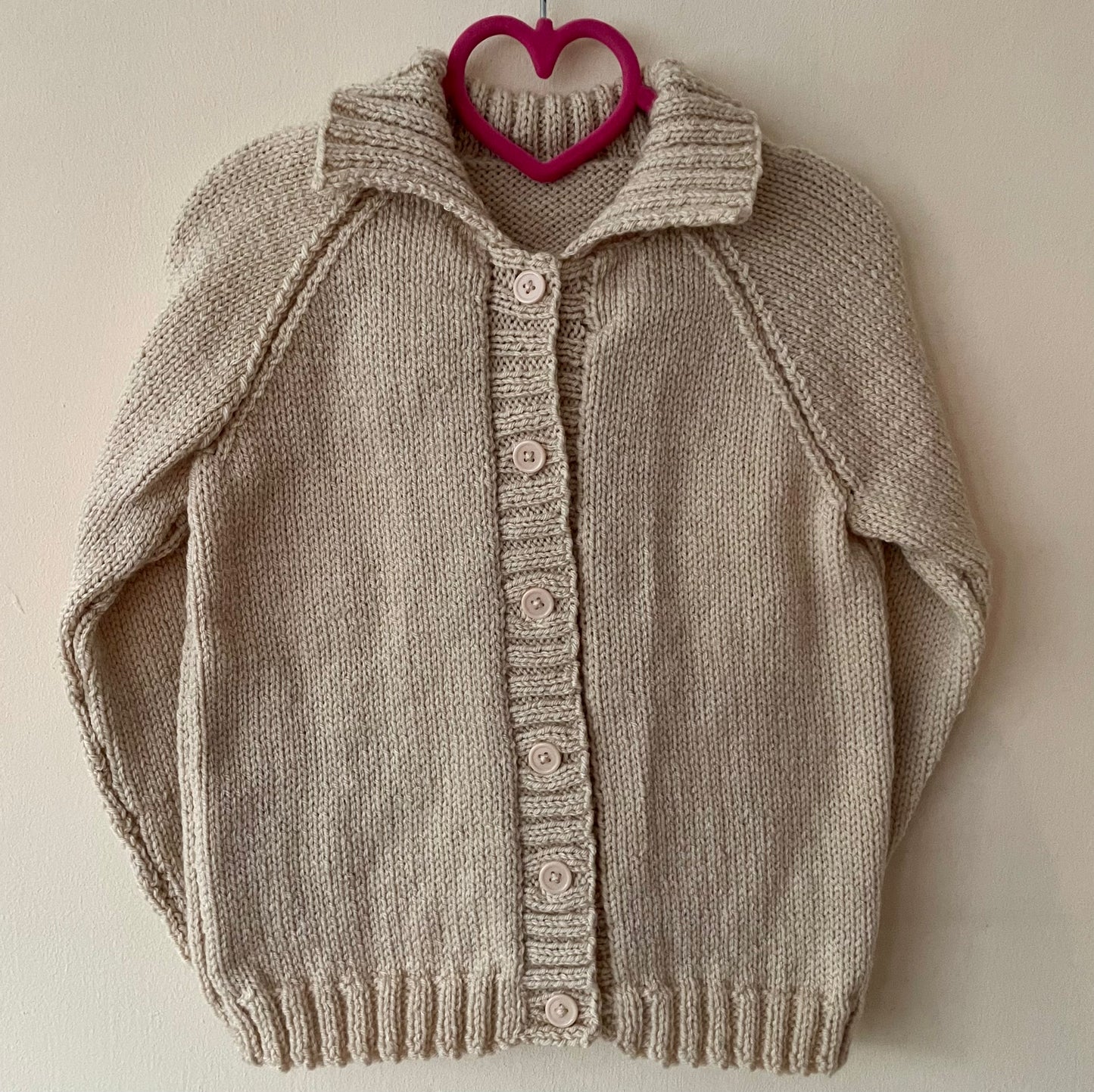 “Too Pud To Be True” Handmade Christmas Cardigan Size Approx 3-4 Years