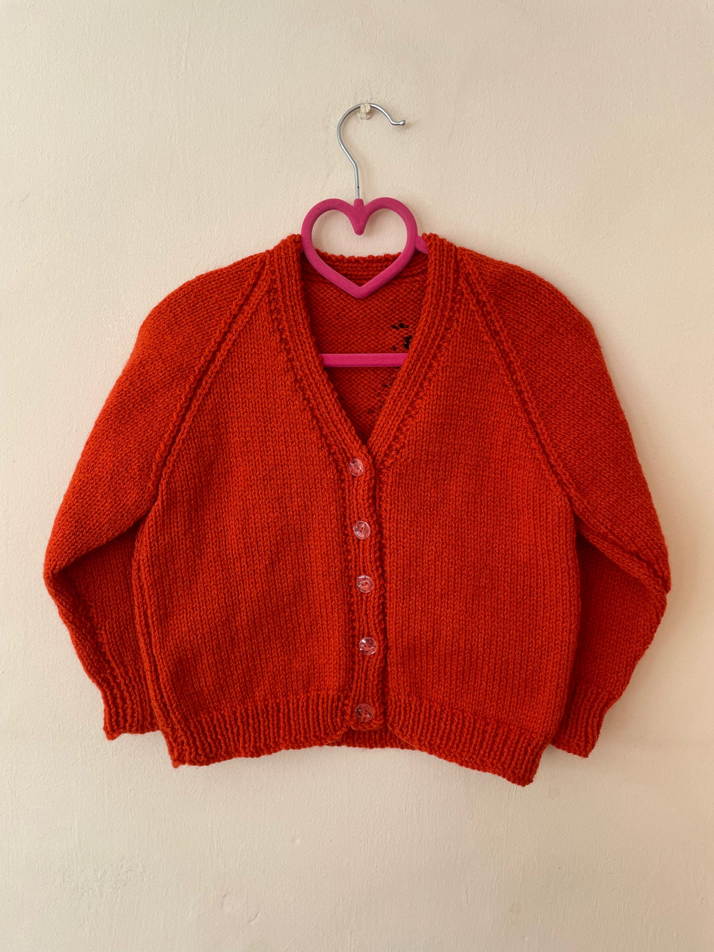 “Room On The Broom?” Handmade Cardigan Size Approx 3-4 Years