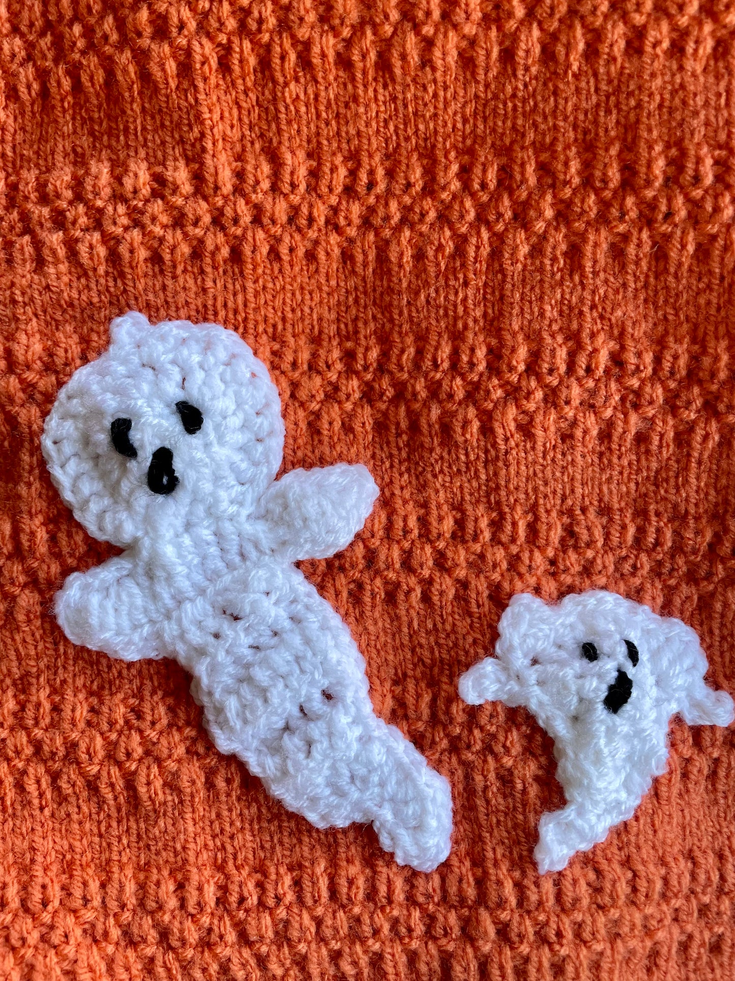 “Who You Gonna Call?” Halloween Handmade Hooded Cardigan Size Approx 4-5 Years