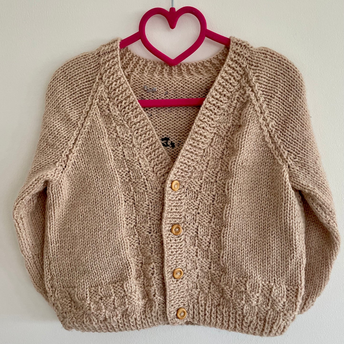 “Choo Choo” Train Handmade Cardigan Size Approx 3-4 Years