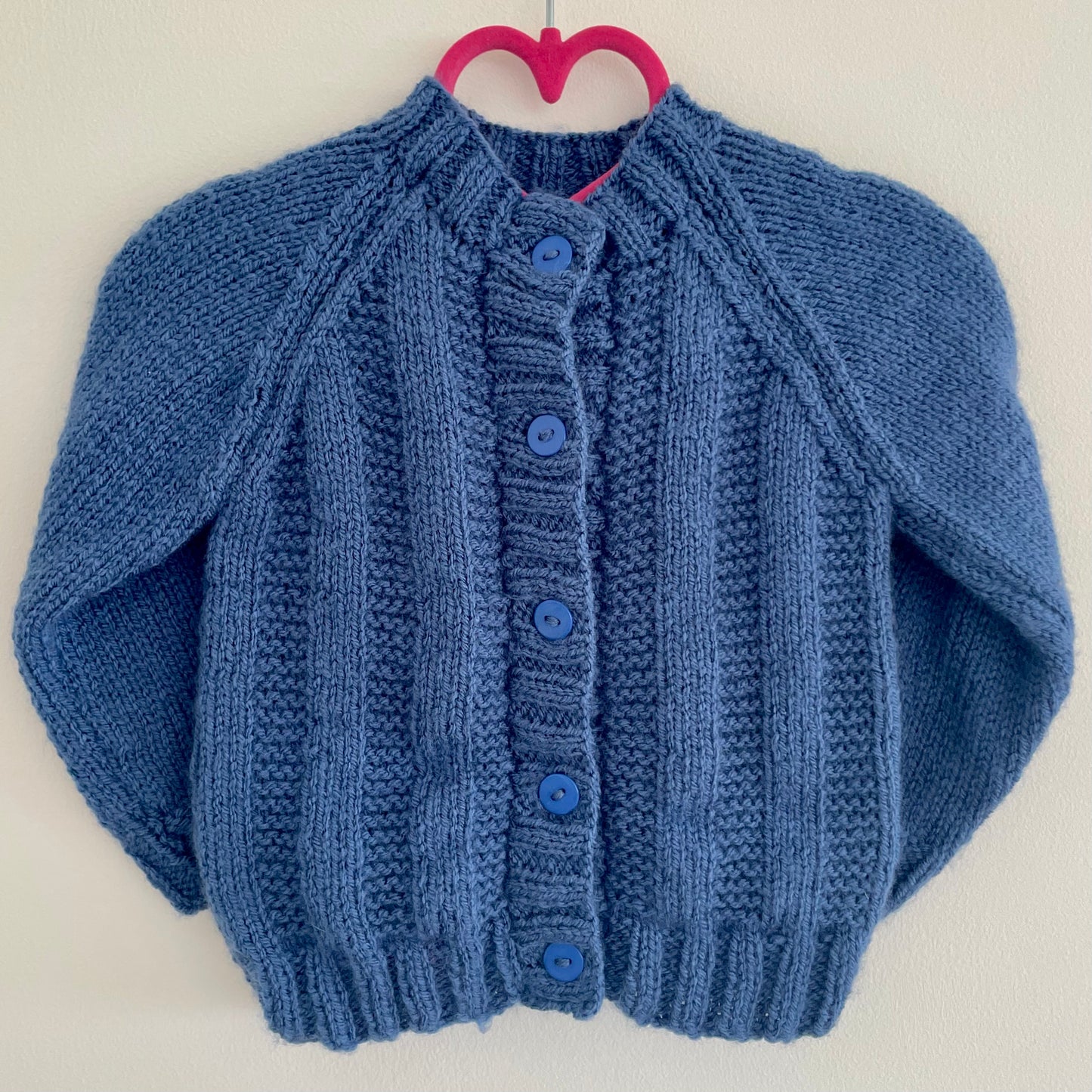 “Beep Beep” Car Handmade Cardigan Size Approx 12-18 months