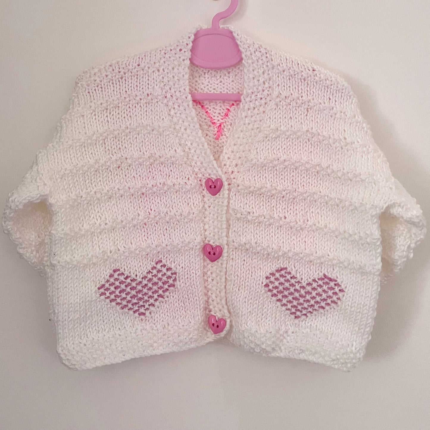 “Loved” Handmade Cardigan Size Approx 3-6 Months
