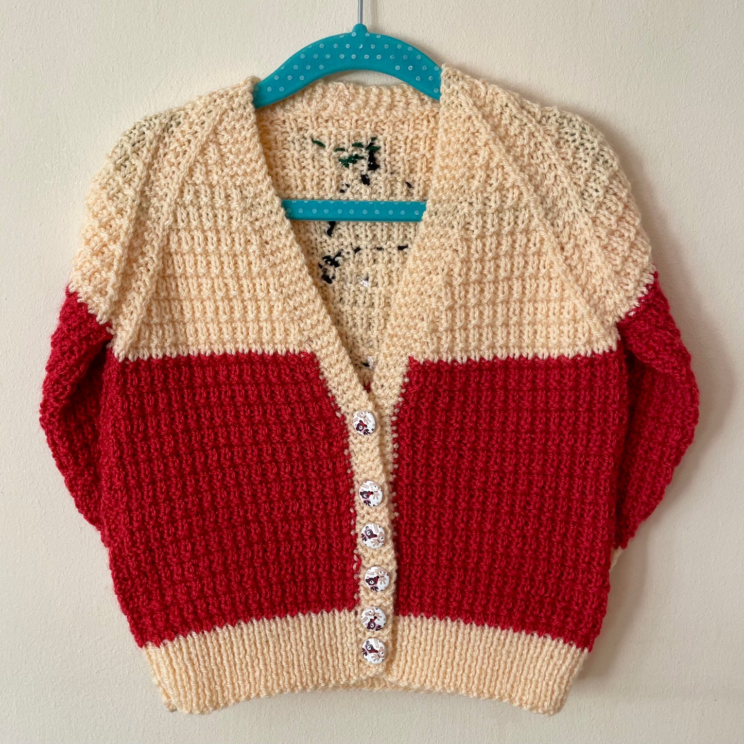 “Peek-a-BOO!” Haunted House Handmade Jumper Size Approx 2-3 Years