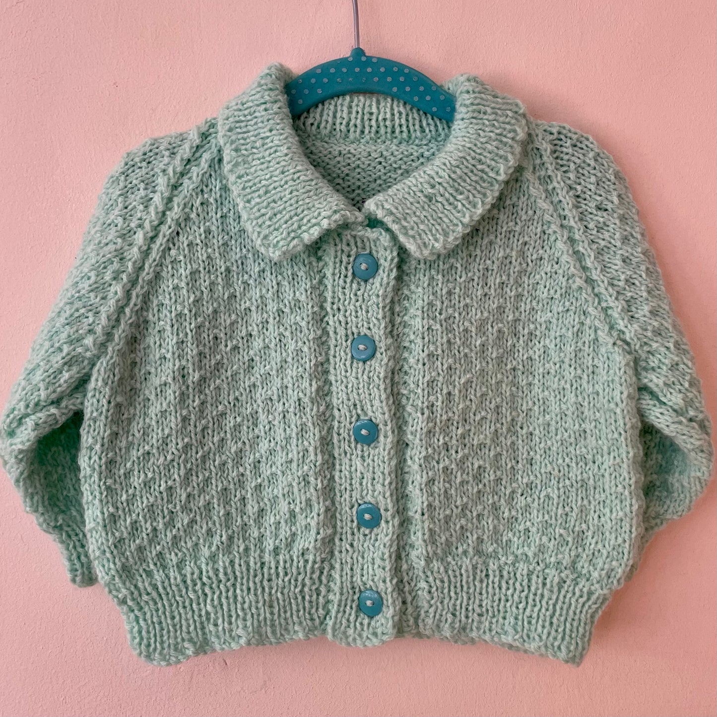 "Flowers” Handmade Cardigan Size Approx 1-2 Years
