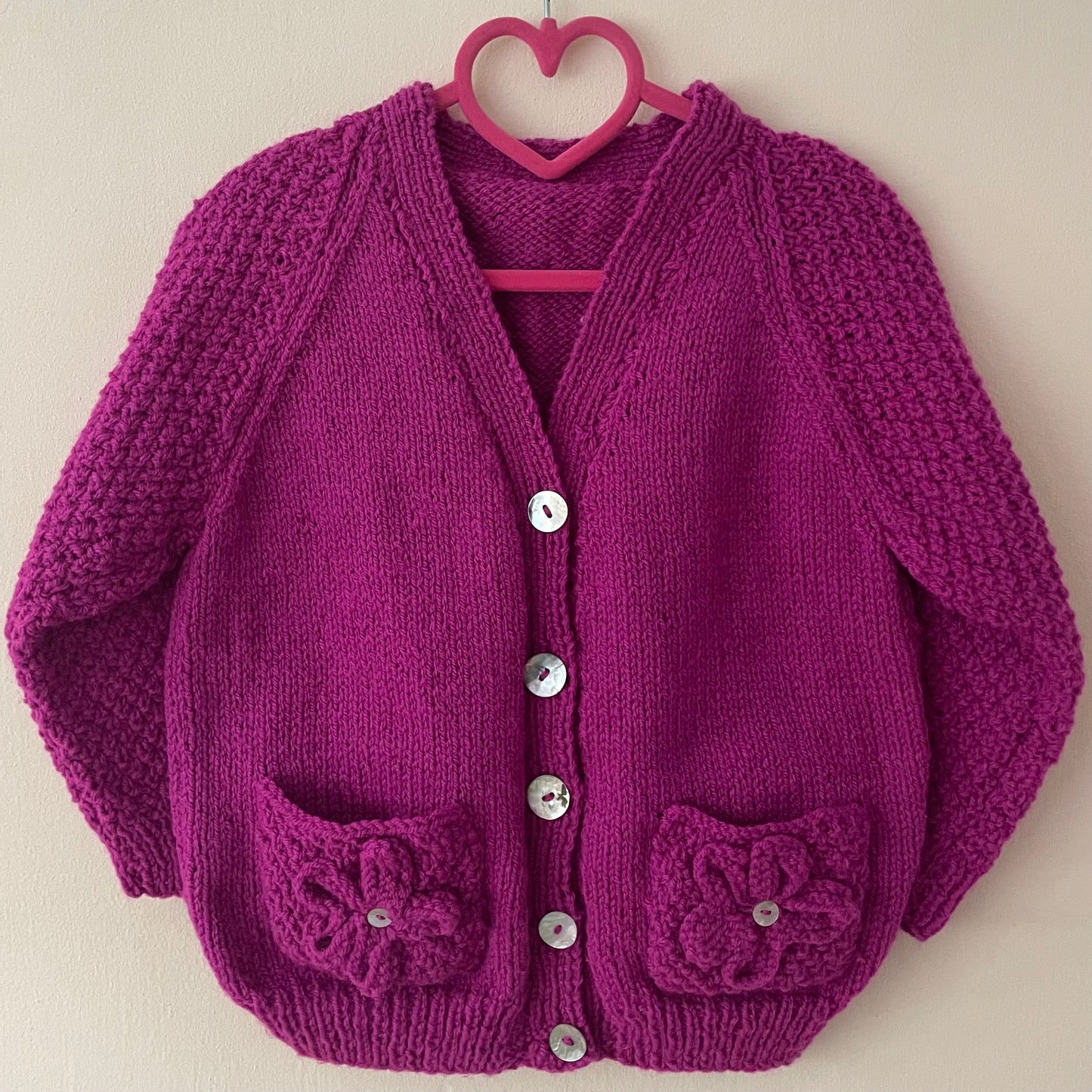 “Little Witches Club” Halloween Handmade Cardigan Size Approx 4-5 Years