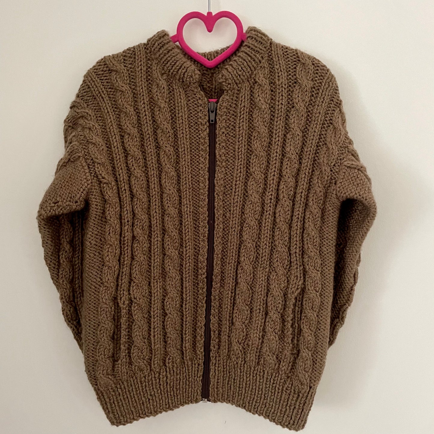 "Let It Snow” Christmas Handmade Cardigan Size Approx 4-6 Years