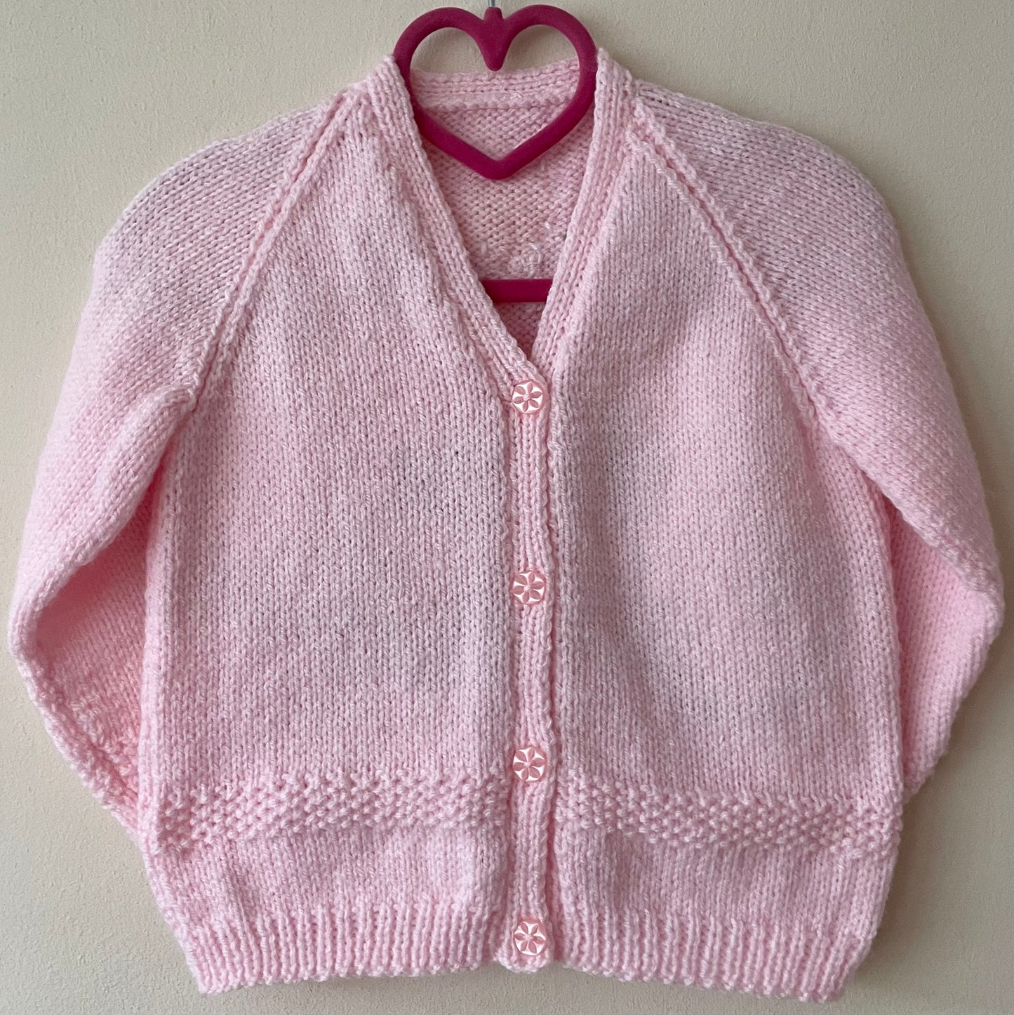 "Daisy Chain” Handmade Cardigan Size Approx 2-3 Years