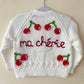 "Ma Cherie” Handmade Cardigan Size Approx 1.5-2.5 Years