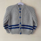 "Chug Chug” Handmade Cardigan Size Approx 1-2 Years