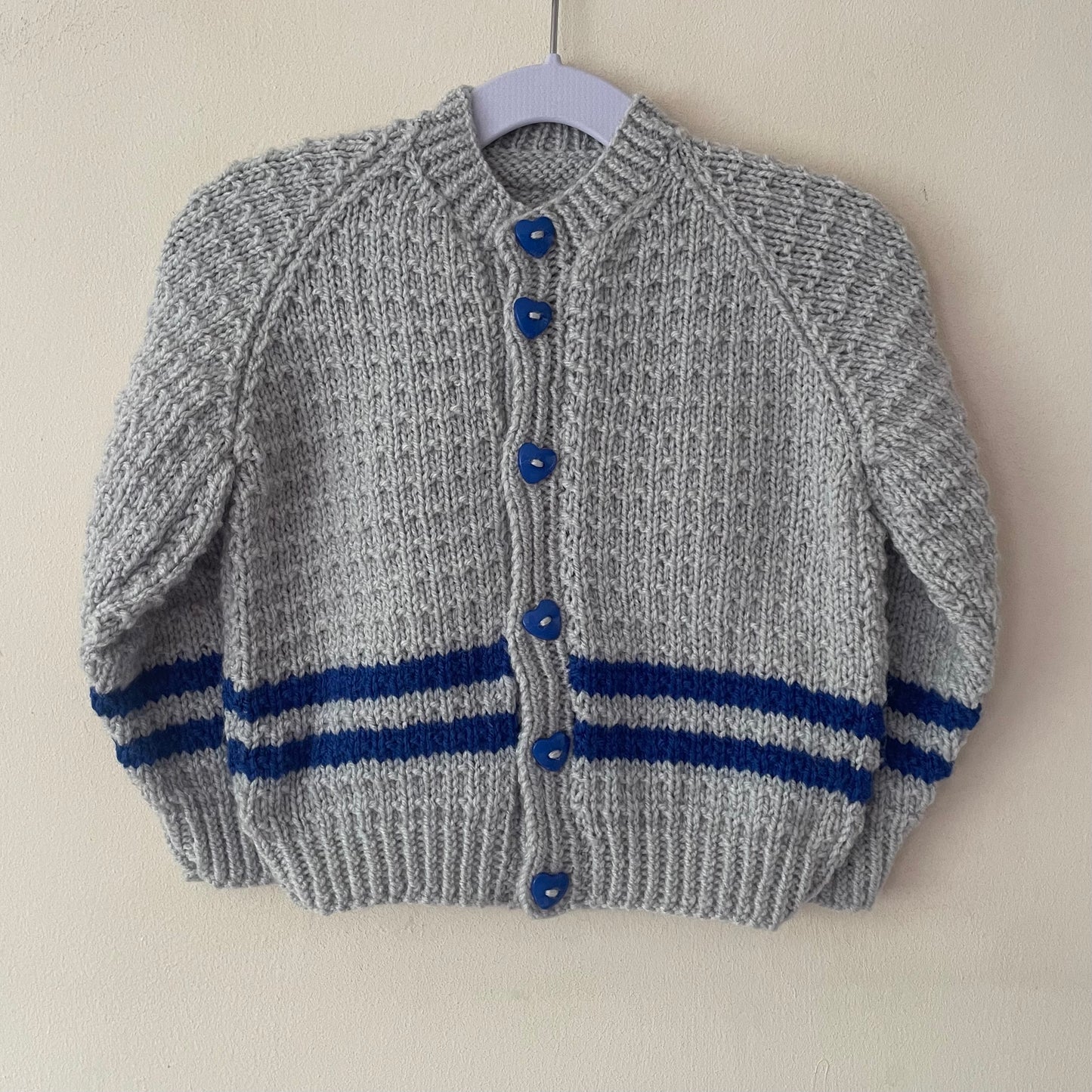 "Chug Chug” Handmade Cardigan Size Approx 1-2 Years