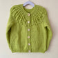 "Oopsie Daisy” Handmade Cardigan Size Approx 3-4 Years