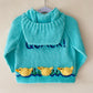 "QUACK" Handmade Hooded Cardigan Size Approx 2-3 Years