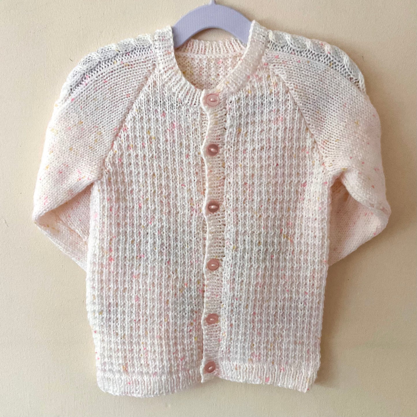 “Squeeze Me” Handmade Cardigan Size Approx 1-2 Years