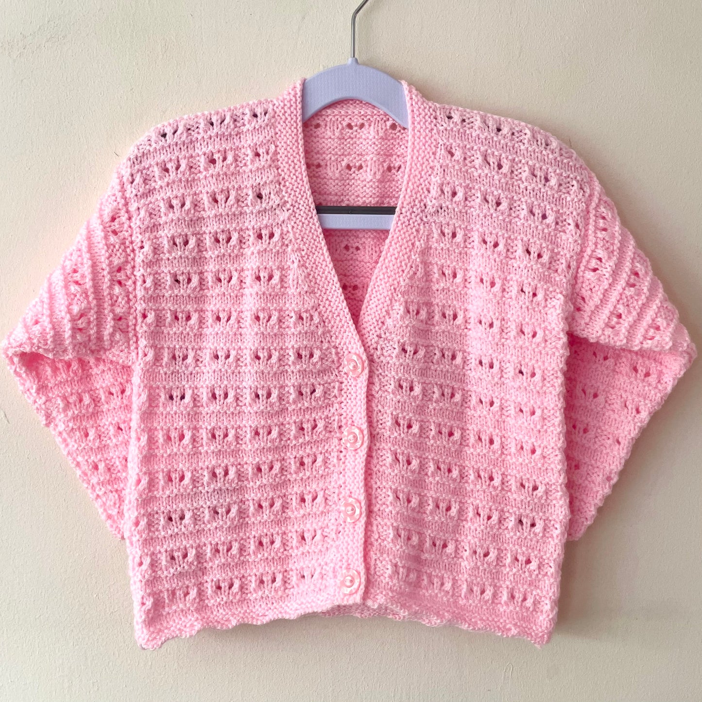 "Bloom” Handmade Cardigan Size Approx 2-3 Years