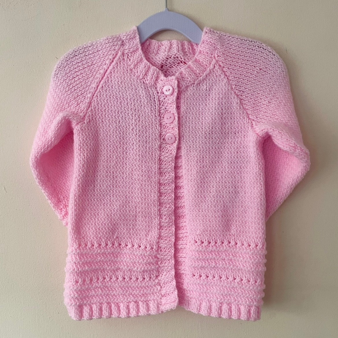 "Party Time” Handmade Cardigan Size Approx 1-2 Years