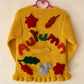"Autumn” Handmade Cardigan Size Approx 3-5 Years