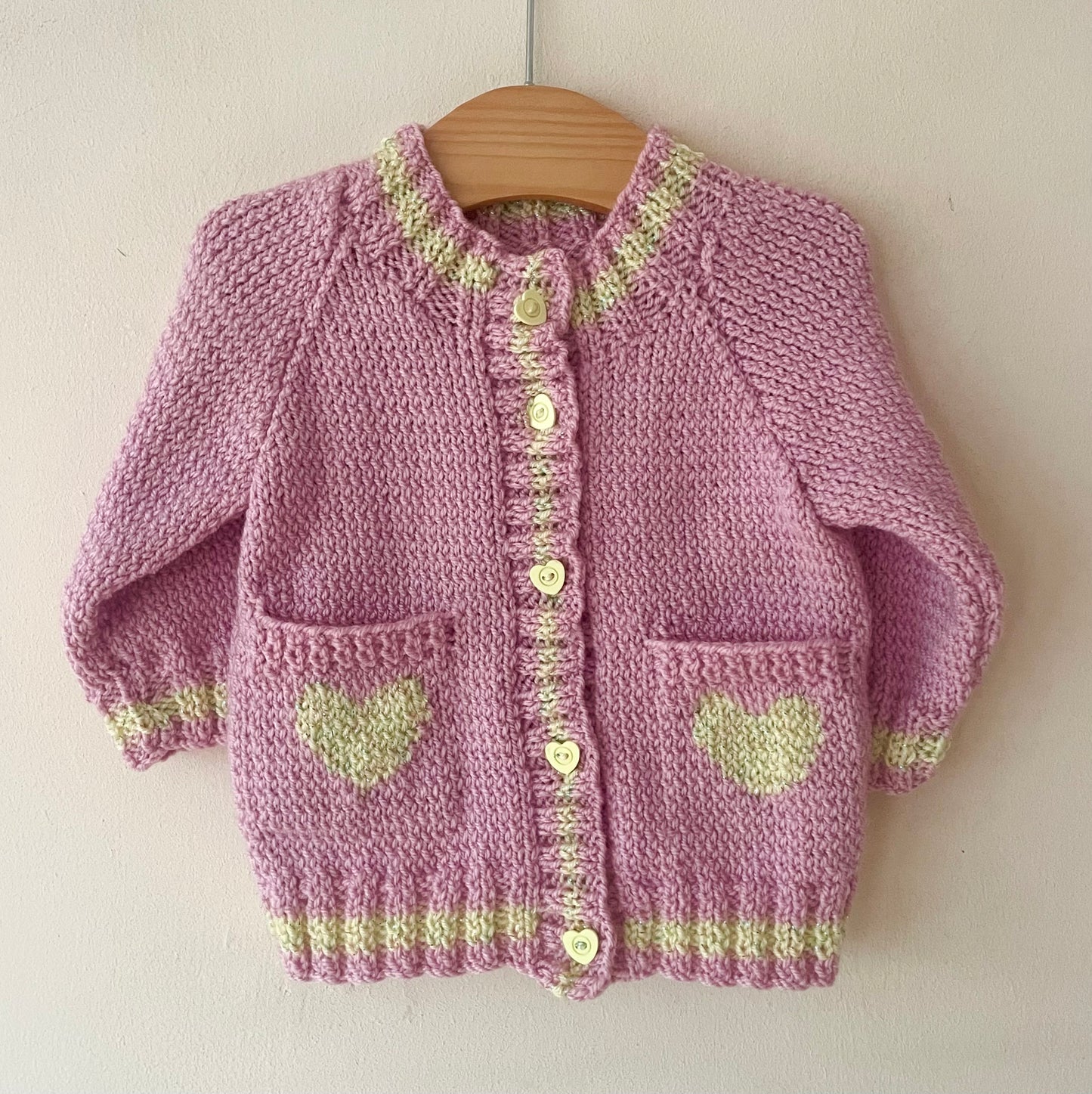 "Loved” Handmade Cardigan Size Approx 6-12 Months