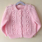 "Cute As Can Bee” Handmade Cardigan Size Approx 3-4 Years