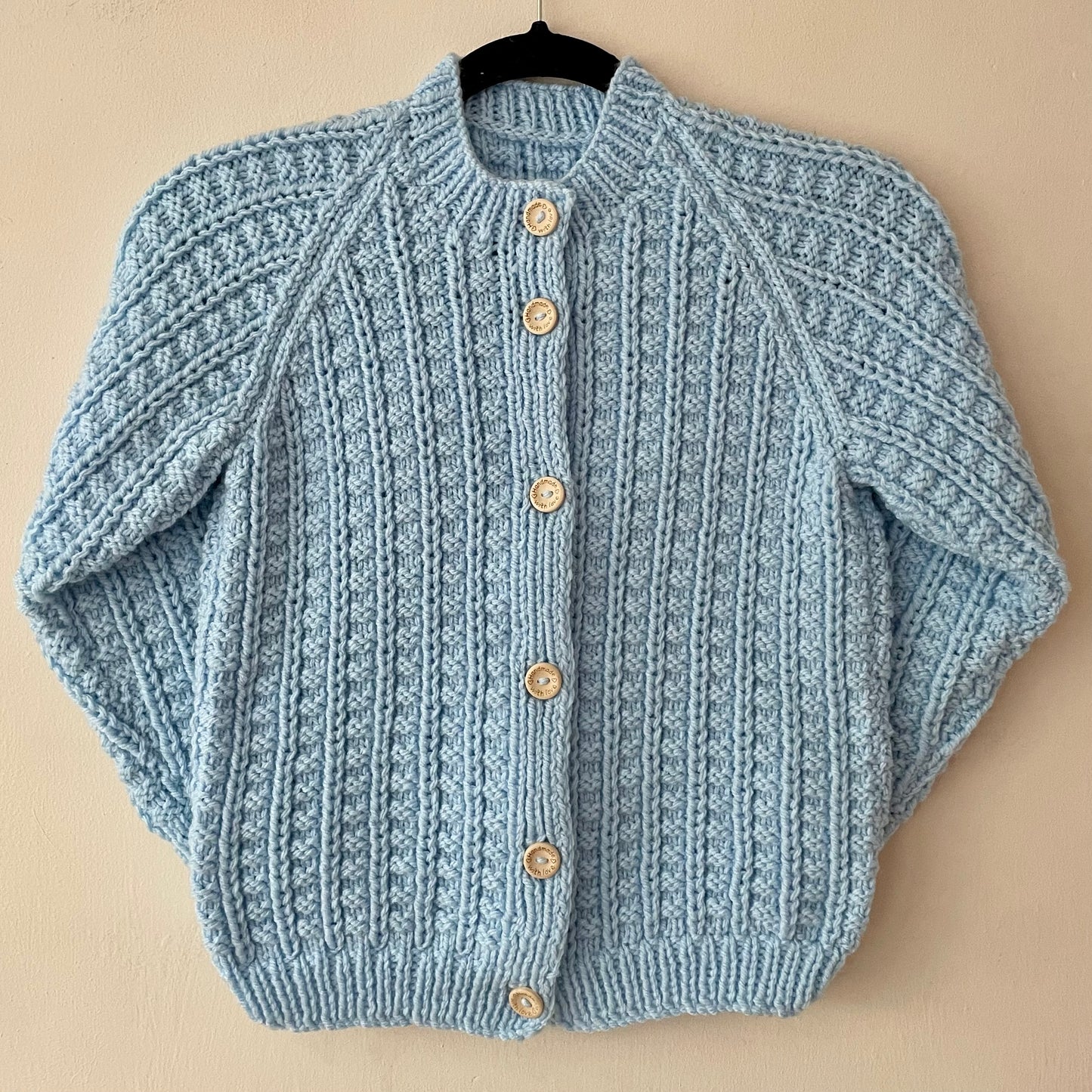 "APRES SKI" Handmade Cardigan Size Approx 7-9 Years