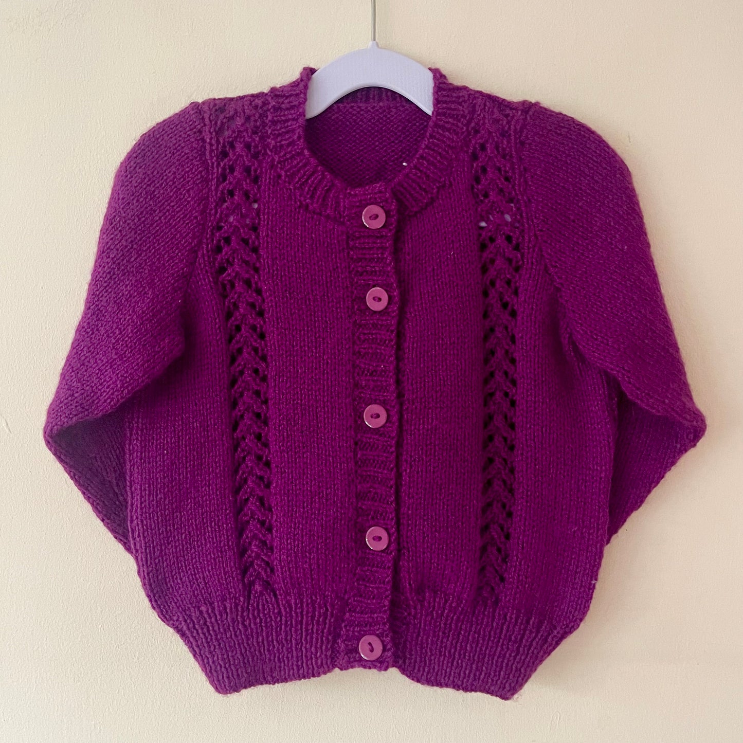 "BOO” Handmade Cardigan Size Approx 2-3 Years