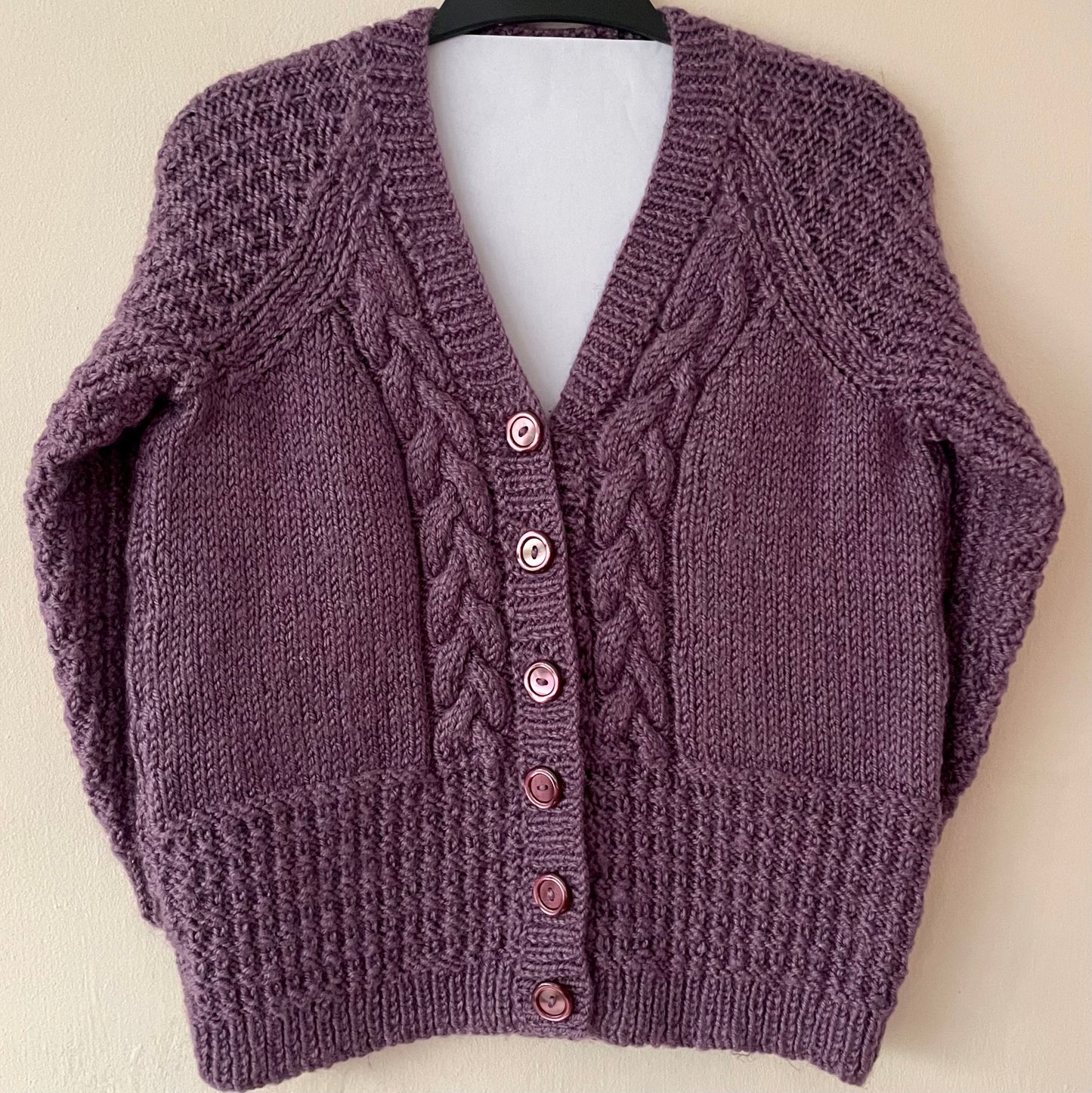 "Let's Make Magic” Handmade Cardigan Size Approx 5-7 Years