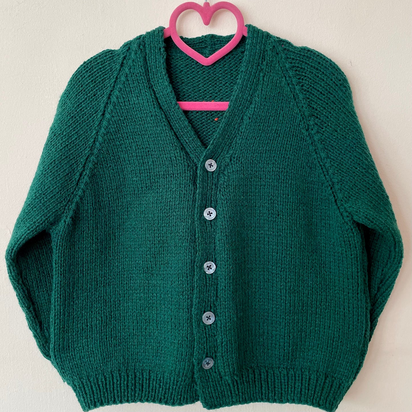 "Autumn Adventures” Handmade Cardigan Size Approx 5-6 Years