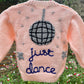 "Just Dance" Handmade Cardigan Size Approx 18 months to 2.5 Years