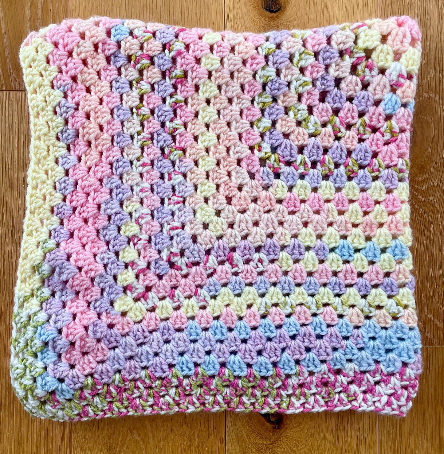 Medium Multi-Coloured Handmade Blanket