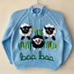 "Baa Baa" Handmade Jumper Size Approx 2-3 Years