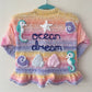 "Ocean Dream" Handmade Cardigan Size Approx 1-2 Years