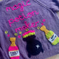 "Magic Potion Maker" Handmade Cardigan Size Approx 7-9 Years