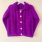 "Goosebumps" Handmade Cardigan Size Approx 3-5 Years