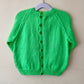 “Les Fleurs” Handmade Cardigan Size Approx 3-4 Years