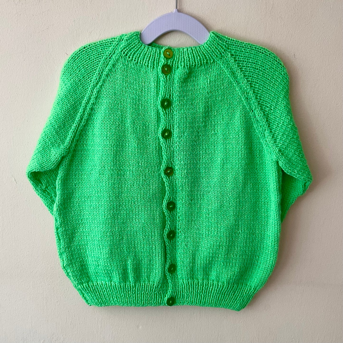 “Les Fleurs” Handmade Cardigan Size Approx 3-4 Years