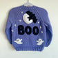 "BOO" Handmade Cardigan Size Approx 2-3 Years